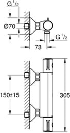    Grohe Grohtherm 800 34558000 , ,  , : 