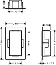 - Hansgrohe XtraStoris Minimalistic 56070800 300150100   ,   