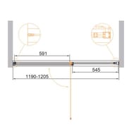   CEZARES URBAN-B-12-120-C-NERO (1190-1205x1950)  ,   