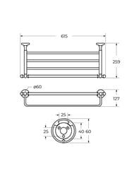    ART&MAX Antic Crystal :  AM-E-2622SJ-Br