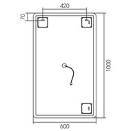  Silver Mirrors Incanto-3 (6001000) ,..,,, LED-00002537