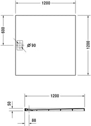   Duravit Stonetto 12001200   ,  720169380000000