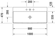  Duravit DuraSquare 1000470    ,   2353100070