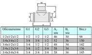  VALTEC 3/4"1/2"3/4" , ., VTr.132.RN.050405