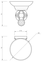 Migliore Cristalia  , , /SWAROVSKI ML.CRS-60.201.DO/16822