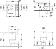  - DURAVIT STARCK 3 370655430  ,  0126090000