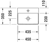  Duravit DuraSquare 450350   ,   0732450041