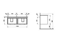    Laufen BASE 402494 (1160x440x530) 4 ,  