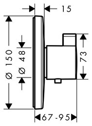  Hansgrohe Ecostat S 15755000 , , 