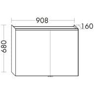   Burgbad Iveo 908680160 LED, ,  ,  SPHU090L