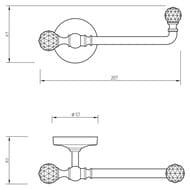 Migliore Amerida , /SWAROVSKI ML.AMR-60.405.BR