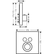  Axor ShowerSelect 36715820   , , 2 , .