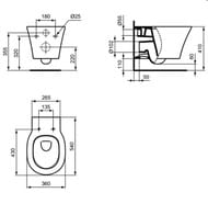   Ideal Standard CONNECT AIR AQUABLADE 360540350   , . E0054V3