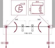    BelBagno Uno (1200x1900) UNO-B-2-120-C-Cr ,  / 