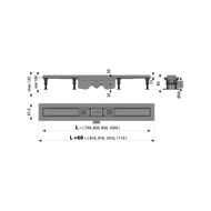   Alcaplast APZ12-850 Optimal L=850 =100 ,  .   