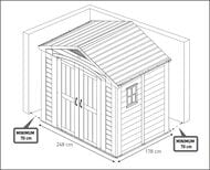  KETER FACTOR (256.5x182x243), 86, -