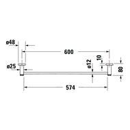  DURAVIT D-Code 600, :  0099241000