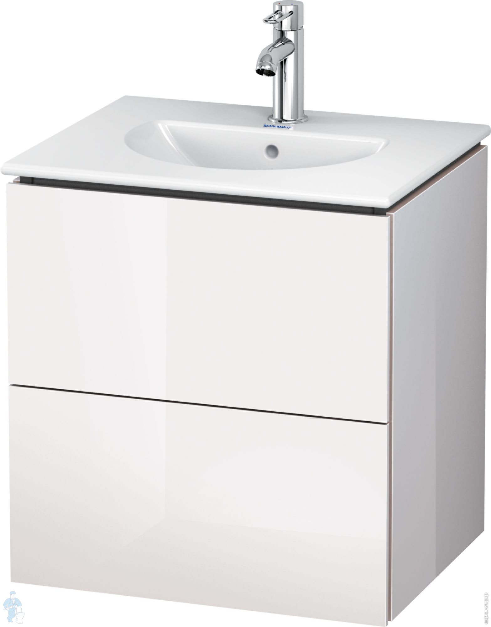 Шкаф Duravit l-Cube белый