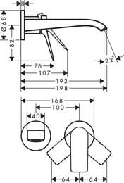  Hansgrohe Vivenis 75050000  , ,  , 