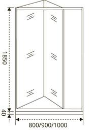   GOOD DOOR BAS INFINITY SD-80-G-CH (80185)  ,   4