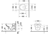   DURAVIT DuraStyle 365540350 , .  2562090000