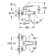  Grohe EuroSmart 33300003  ,  , 