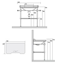     Kerasan Waldorf 9197K3br 800830  , 