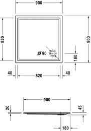   Duravit Starck 900900    720115000000001