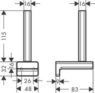      Hansgrohe AddStoris 41756700 ,  