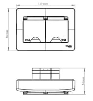  Systeme Electric BLANCA .. IP44   ., 16, 250,  BLNRS441122