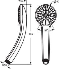 Ideal Standard IDEALRAIN    B9401AA 3 , 80