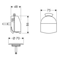 Hansgrohe Exafill Plus -   ,  ,   58128000