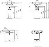  Ideal Standard Lux CONNECT AIR Cube 500       E074601