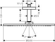   Axor ShowerSolutions 26035820 (350350) 1jet, , 1   (), 