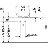   Duravit Zencha 420420,   2373420079