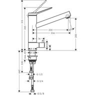  Hansgrohe Zesis M33 1jet   200,   , CoolStart,  74807000