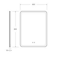  BelBagno MARINO 600800 , c. ,  SPC-MAR-600-800-LED-TCH-SND