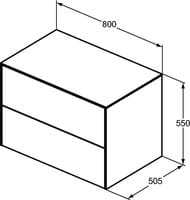    Ideal Standard CONCA (800x505x550) 2 , ,   T4322Y2