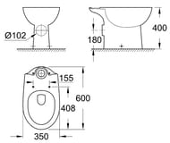  - Grohe Bau Ceramic 39428000 (350400600) 