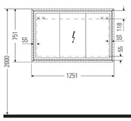 - Duravit L-Cube (1200700154) , , ,  LC7653018180000