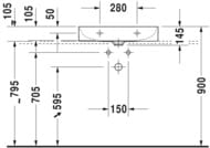  Duravit DuraSquare 600470 .,   ,   2353600071