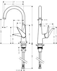  Hansgrohe Talis M51   260    72810800