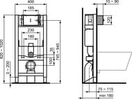 Ideal Standard  PROSYS FREESTANDING 150 M    R009167