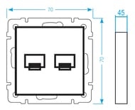  Werkel  Ethernet RJ-45 ( ) W1181103