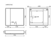 - SANCOS Mirror (790150740) ,LED-., .,  MI80EG