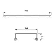    TECEdrainline  "quadratum" 1000,    601051