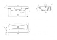   Cersanit MODUO SLIM 800380170  1 ,  S-UM-MOD80SL/1