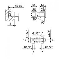   / CEZARES PORTA-VDIM3-M-SR , ,  3 , Sunrise