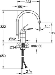  Grohe EuroEco 32752000   ,  223 