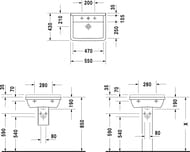  DURAVIT STARCK 3 550430190 . ., .  ,  03005500001